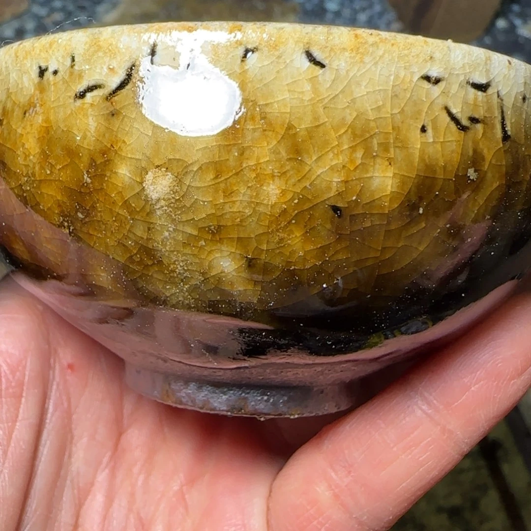 柴烧建盏茶盏茶杯463