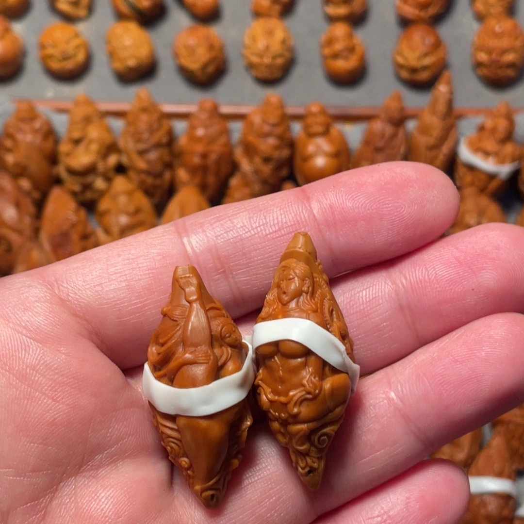 自***由手串/手链橄榄核一字马双骄