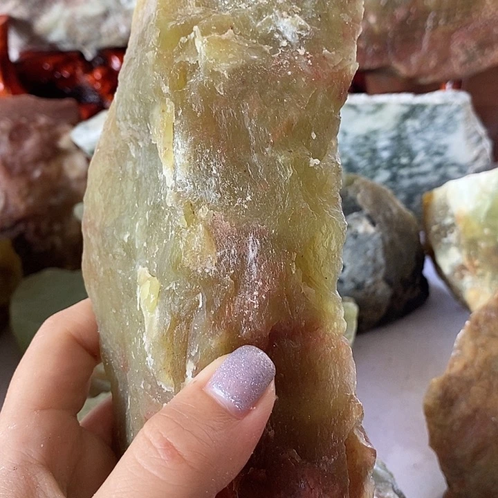 蛇纹石玉合金珠宝奇石