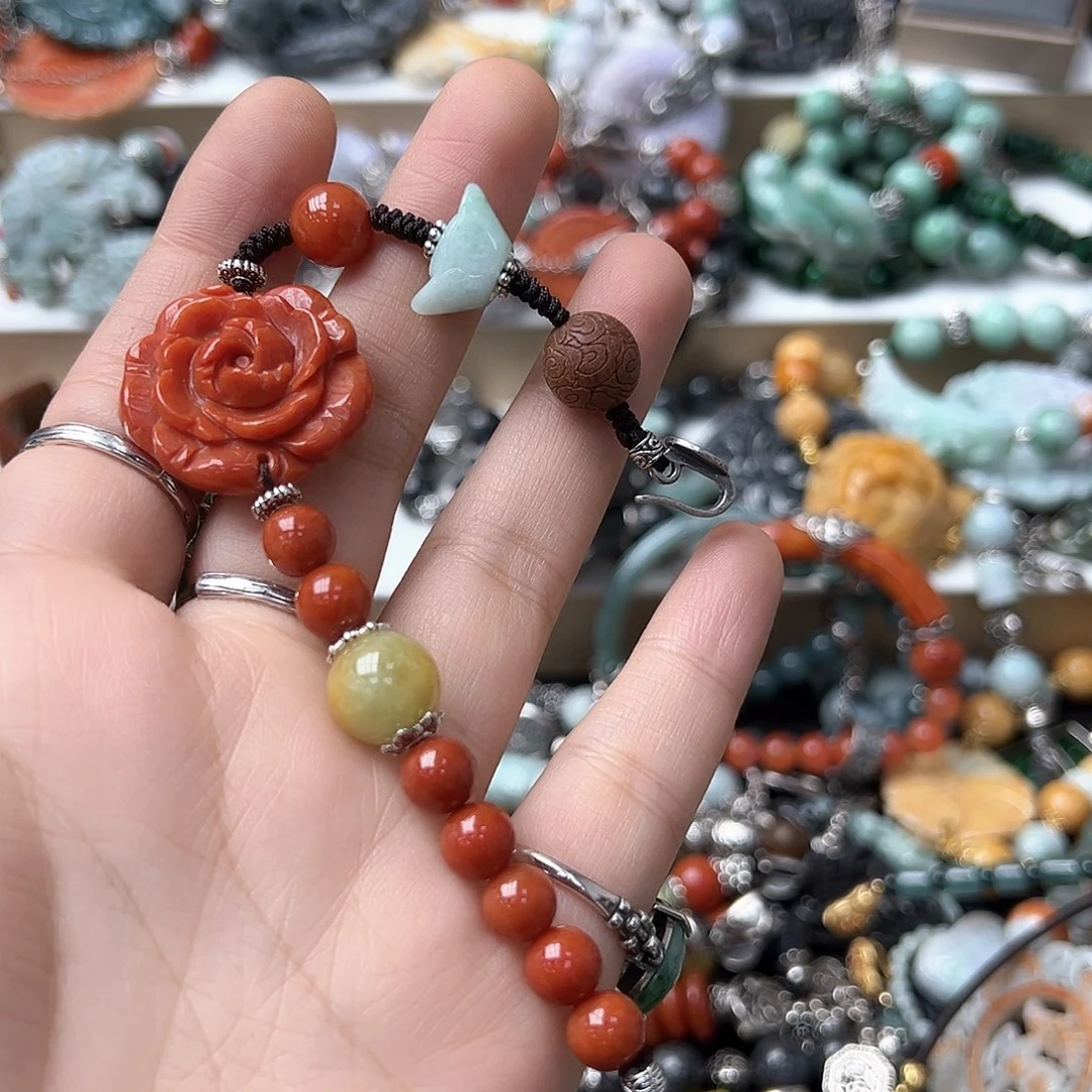 翡翠戒指未镶嵌e**的