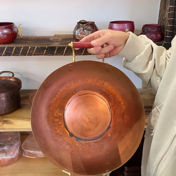 星***话紫铜手工制作摆件锅中锅