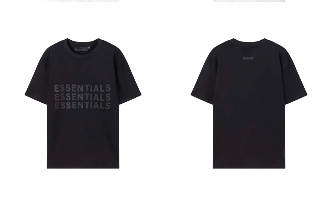 essentials三排跬胶短袖