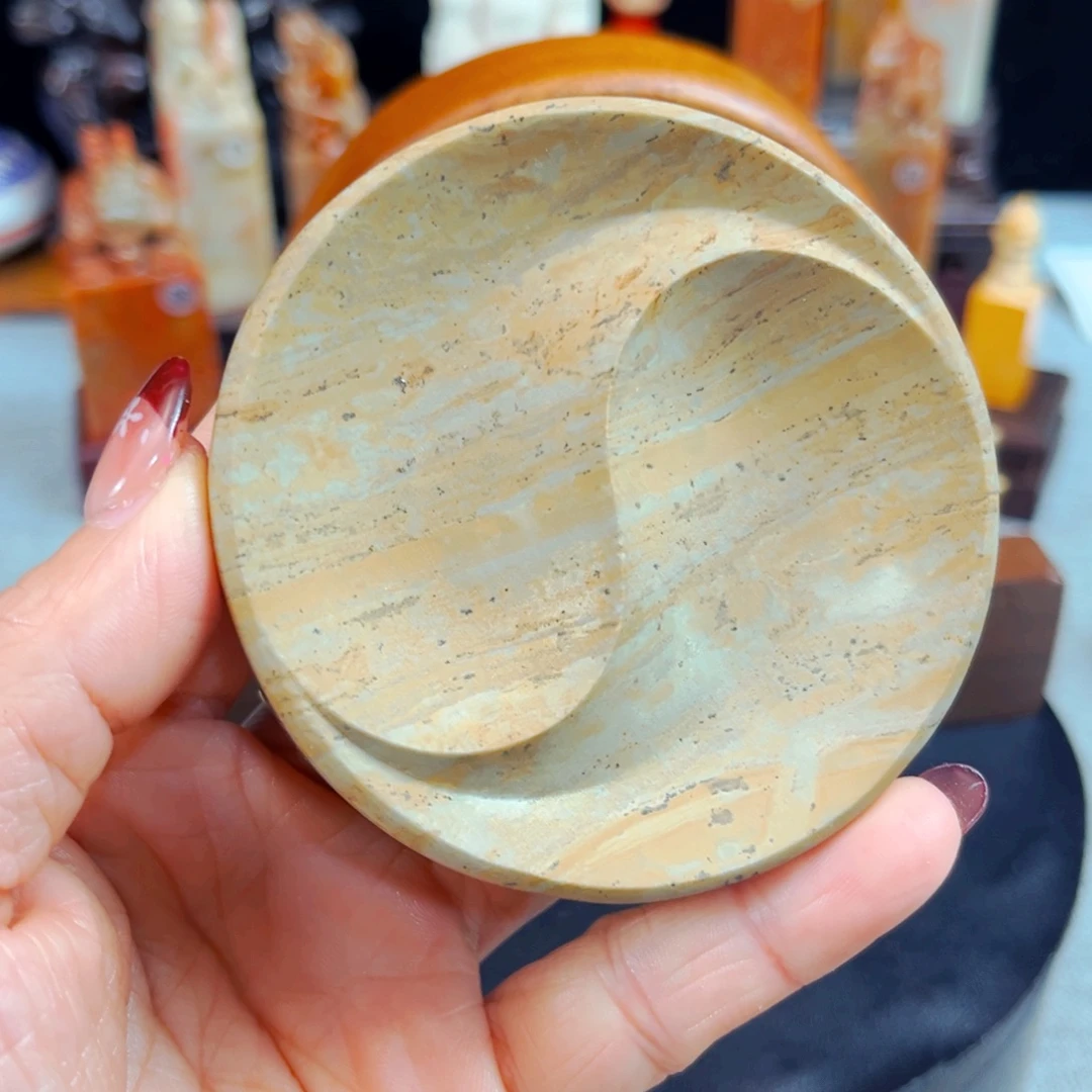 辽宁石捡漏瑕疵品砚台