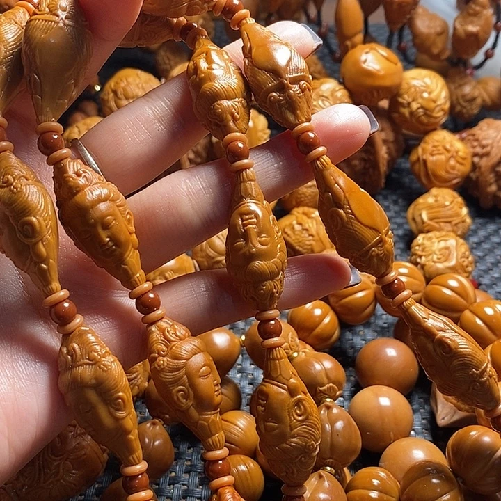 吊坠橄榄核柳叶观音