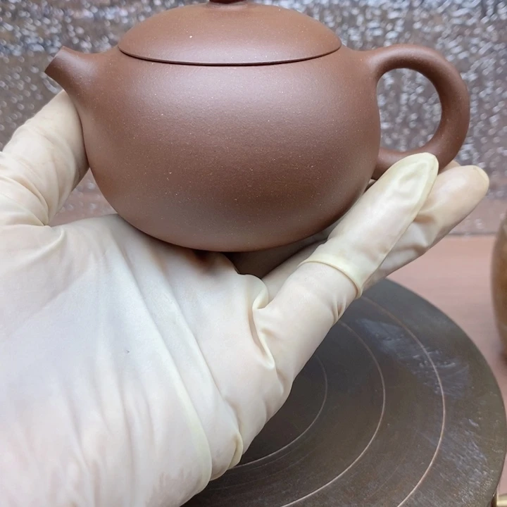 茶壶紫砂西施紫砂壶原矿底槽清四号井壶钮失圆慎拍拍下不退