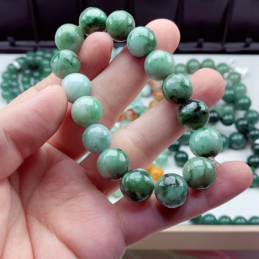 翡翠未镶嵌毛衣链