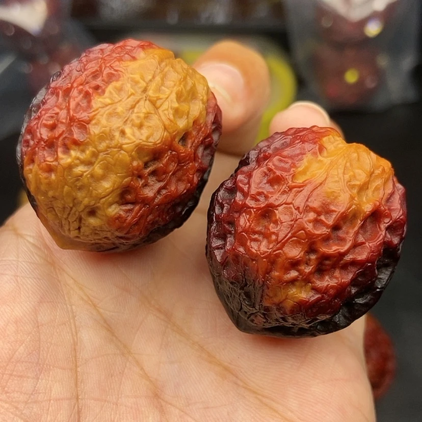 【闪购商品】把件文玩核桃37尺蛇皮元宝