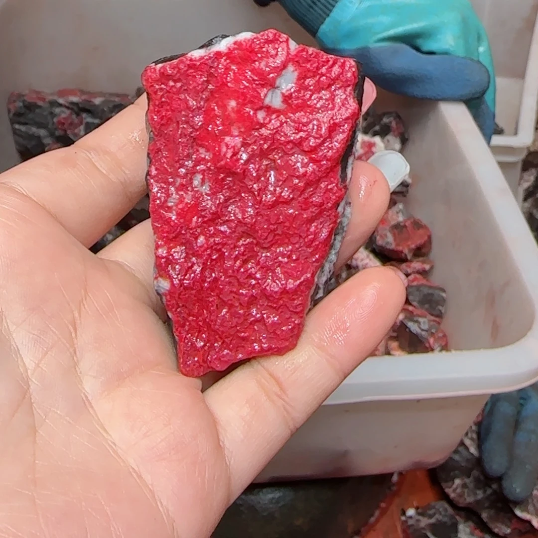天然辰砂朱砂毛石头8