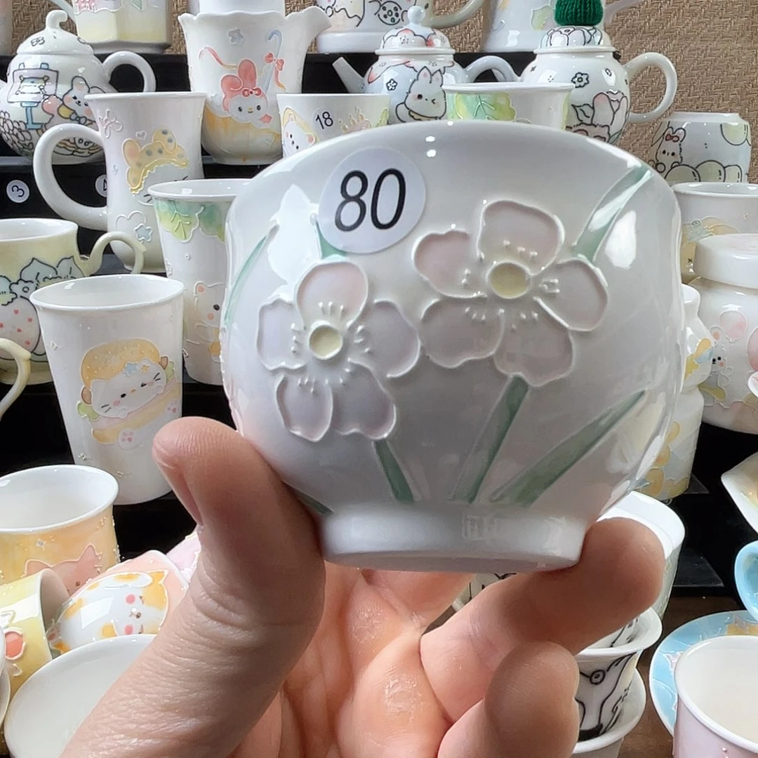 漫甜手工陶瓷杯子80