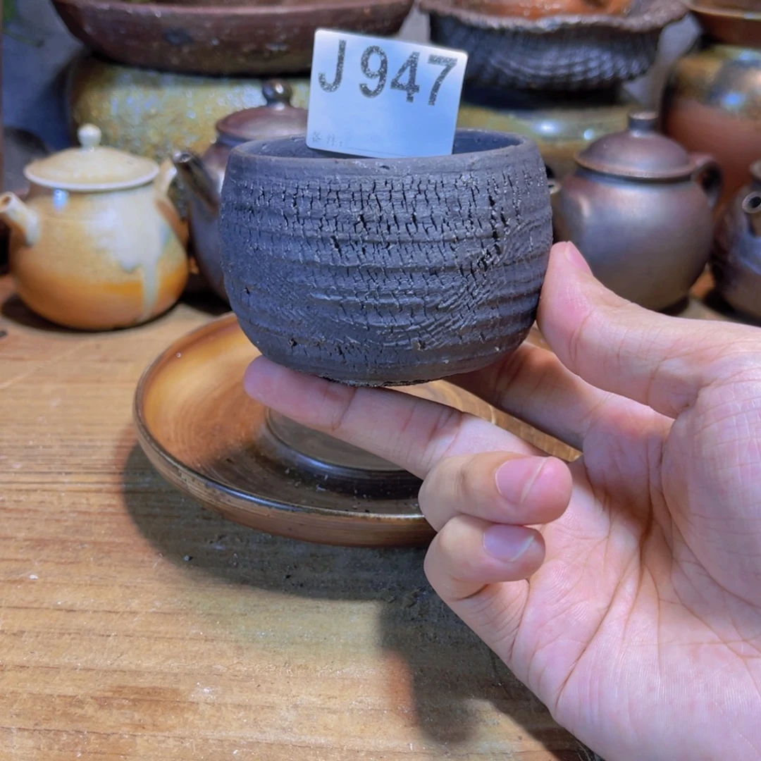 纯手工制作工艺（柴烧）裸烧纯手工制作柴烧947