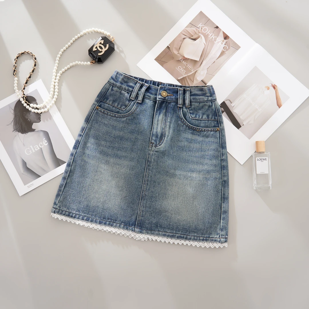 【现货+运费险】橡筋腰内衬夏季大码显瘦透气性百搭A字半身裙女