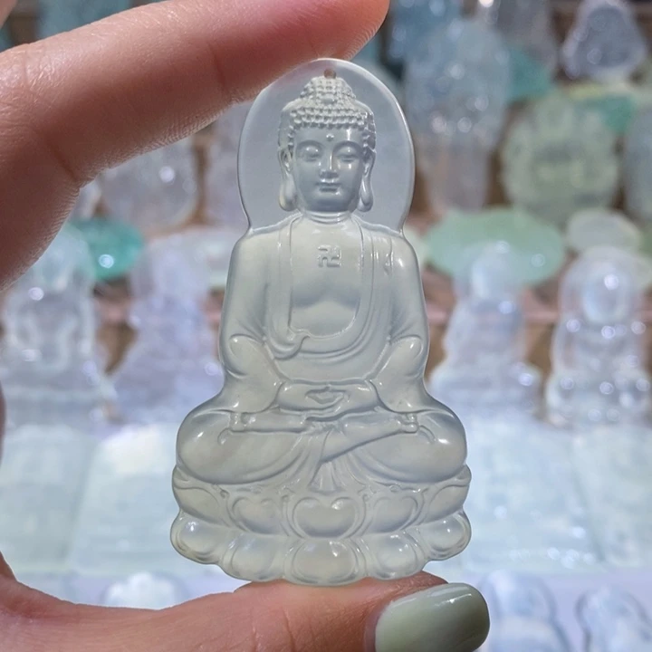 岫玉未镶嵌吊坠吊坠