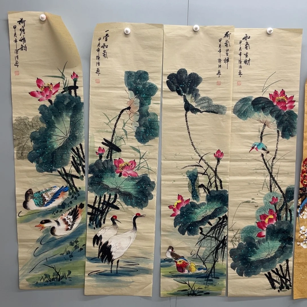 国画国画老师手绘作品