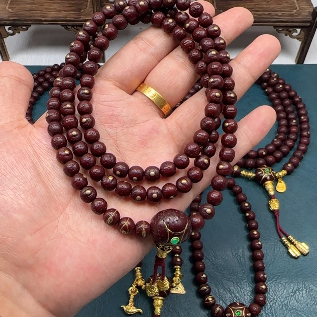 涛***哥凤眼菩提吊坠凤眼金钉108脖挂7.5四星