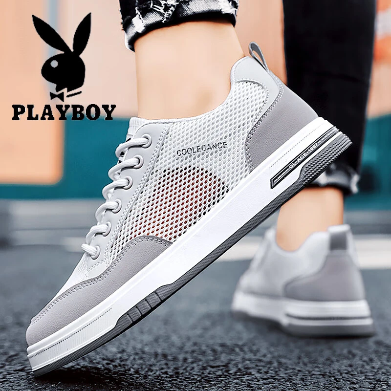 花花公子休闲男鞋夏季2025新款透气网鞋百搭网面男士运动鞋子男款