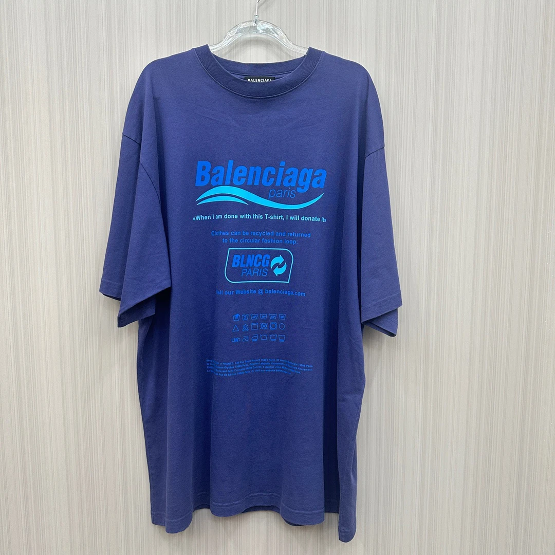 99新 Balenciaga/巴黎世家 环保短袖 尺码：xxs  10083