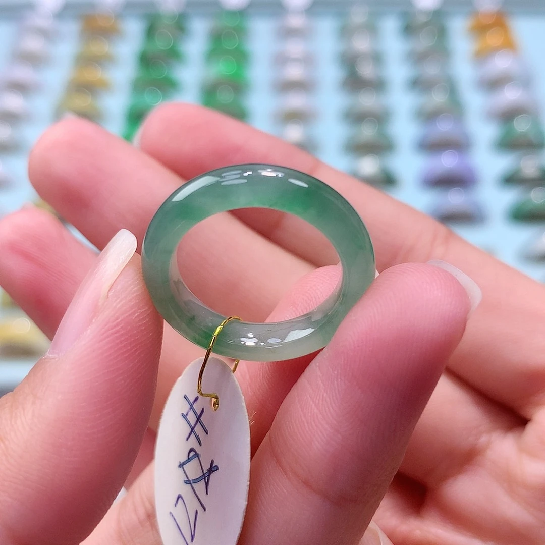 未镶嵌戒指翡翠月*月12圈