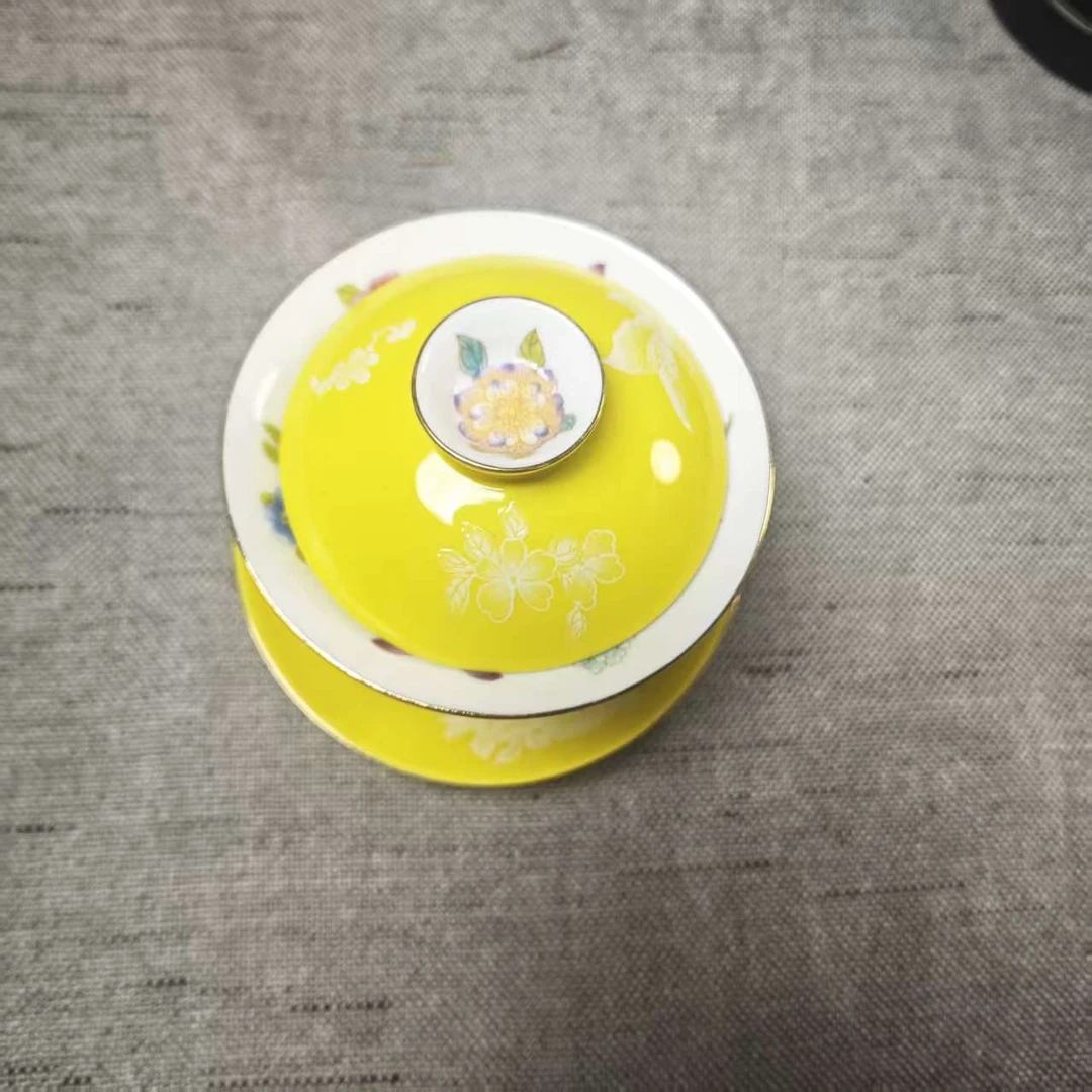 景德镇现代陶瓷盖碗/r1730