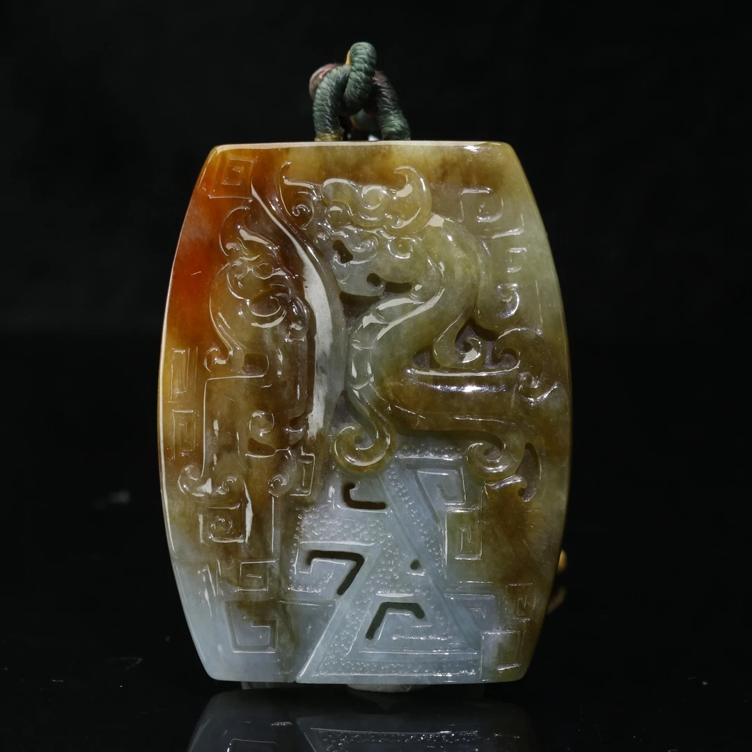 FC55天然缅甸A货龙凤牌/500105/保利厦门拍卖