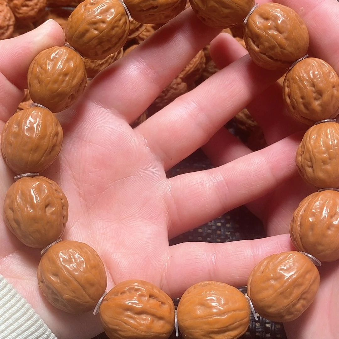 文玩核桃手串光头大枣