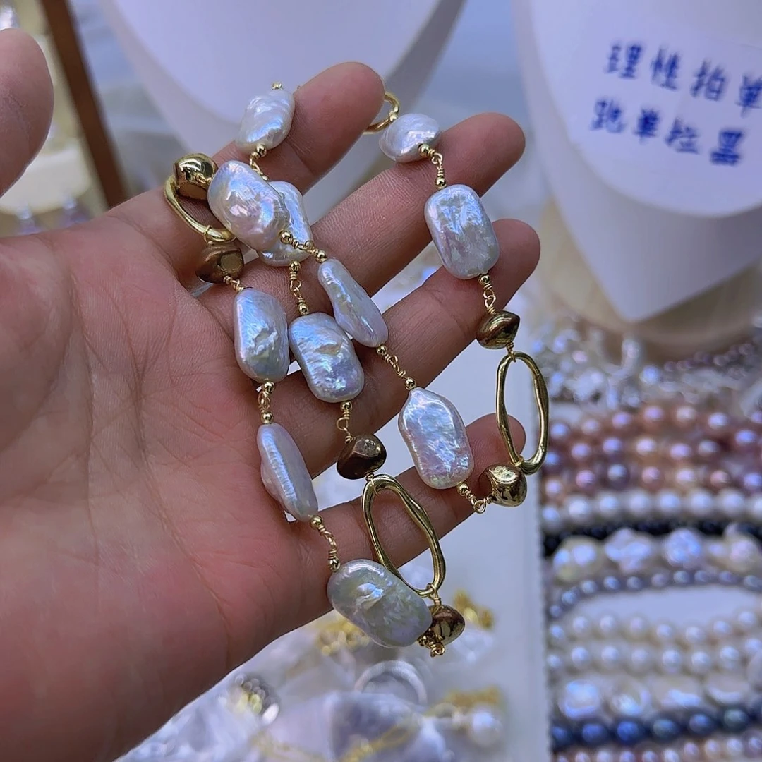 未镶嵌项链定制160淡水珍珠