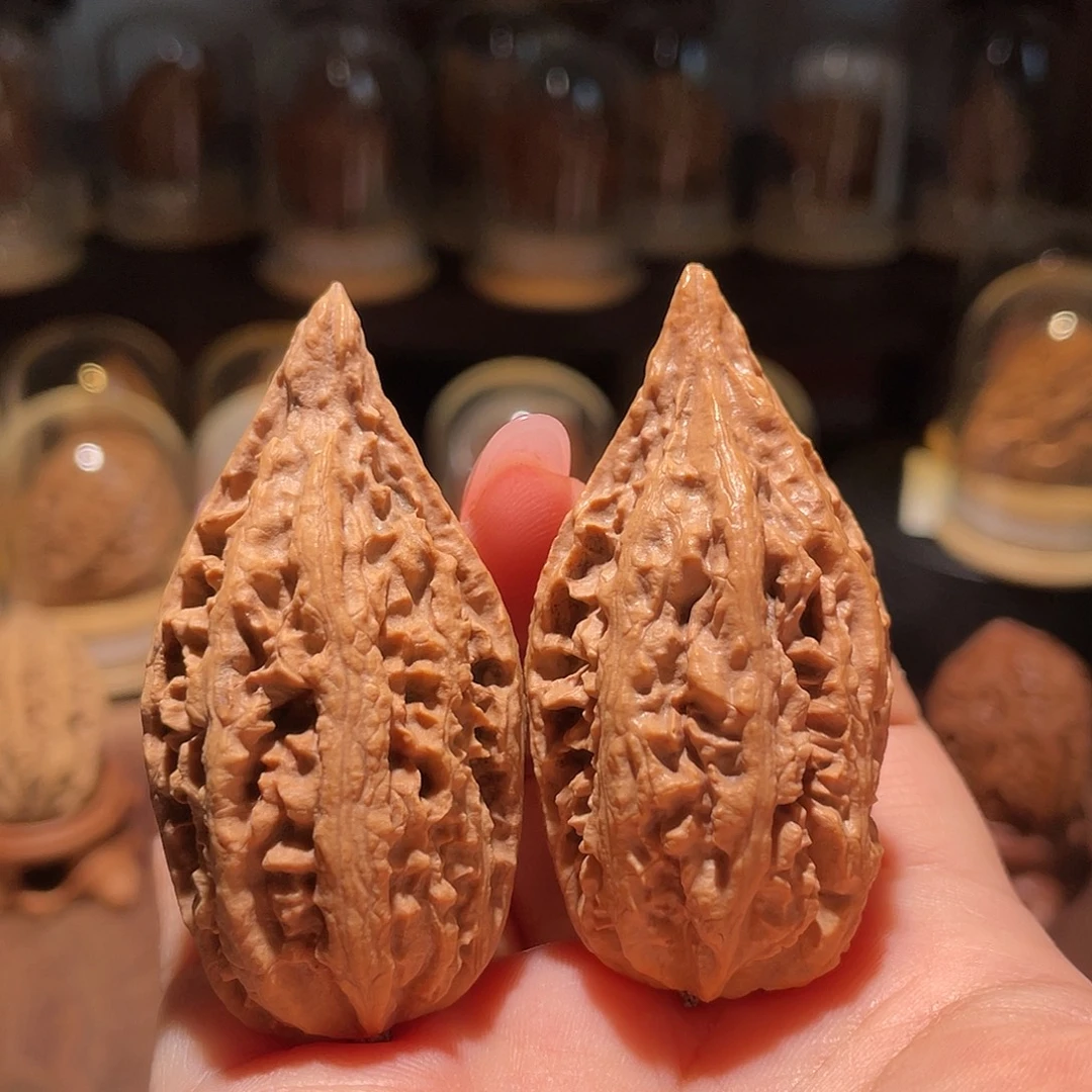 把件文玩核桃凤冠霸王枪