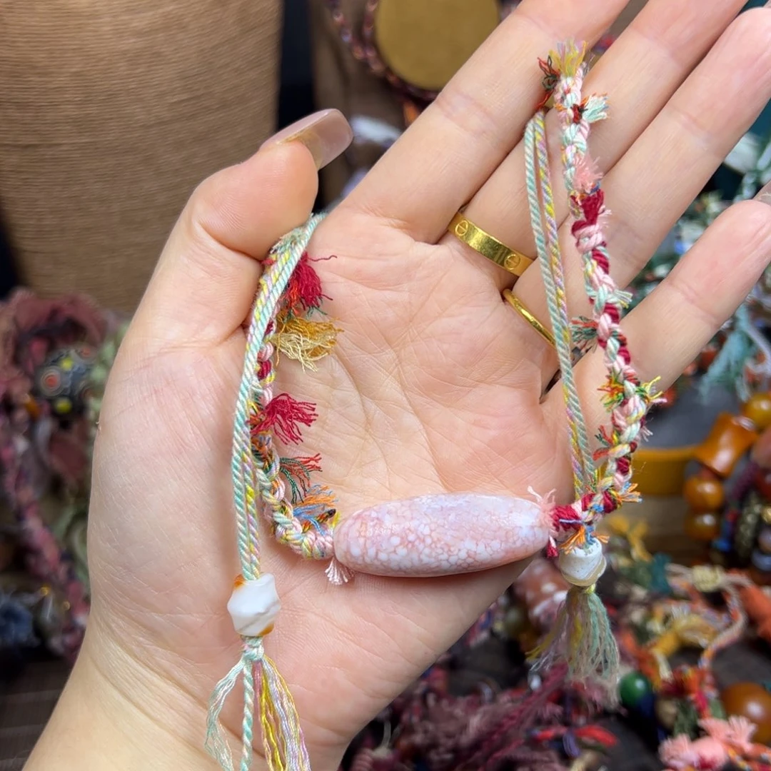 玛瑙/玉髓未镶嵌颈饰项链