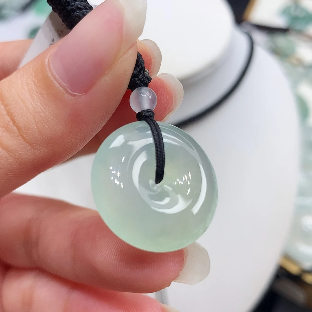 翡翠未镶嵌胸饰翡翠61，20.9/5.6