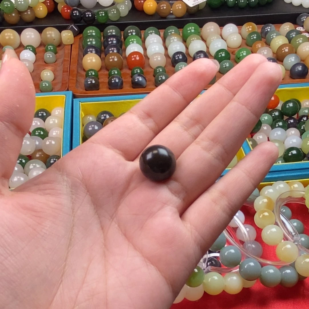 和田玉未镶嵌珠宝奇石福利老红糖单珠z14