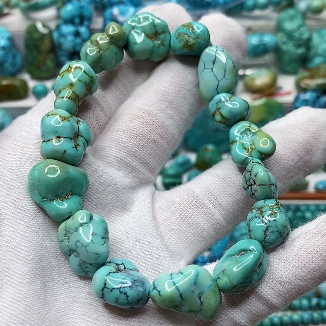 未镶嵌绿松石天然原矿 带武汉地大证书