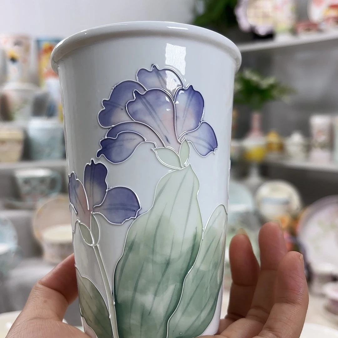 手绘高温釉下彩陶瓷