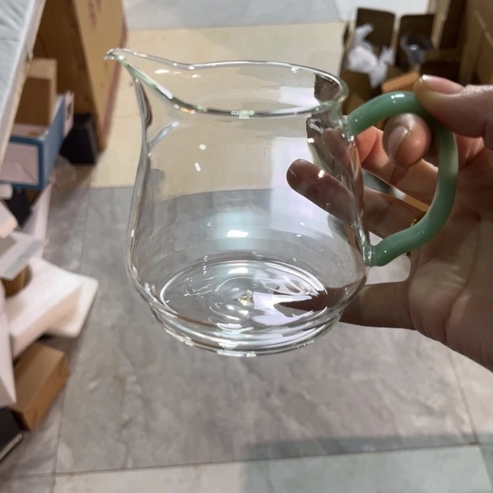 玻璃手工艺品公杯浅玉