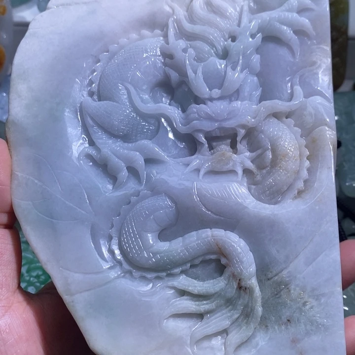 【闪购商品】颈饰未镶嵌翡翠龙牌