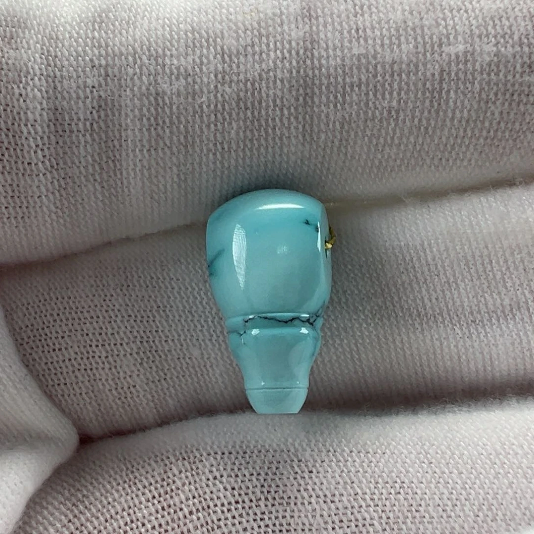 未镶嵌绿松石三通8.3mm