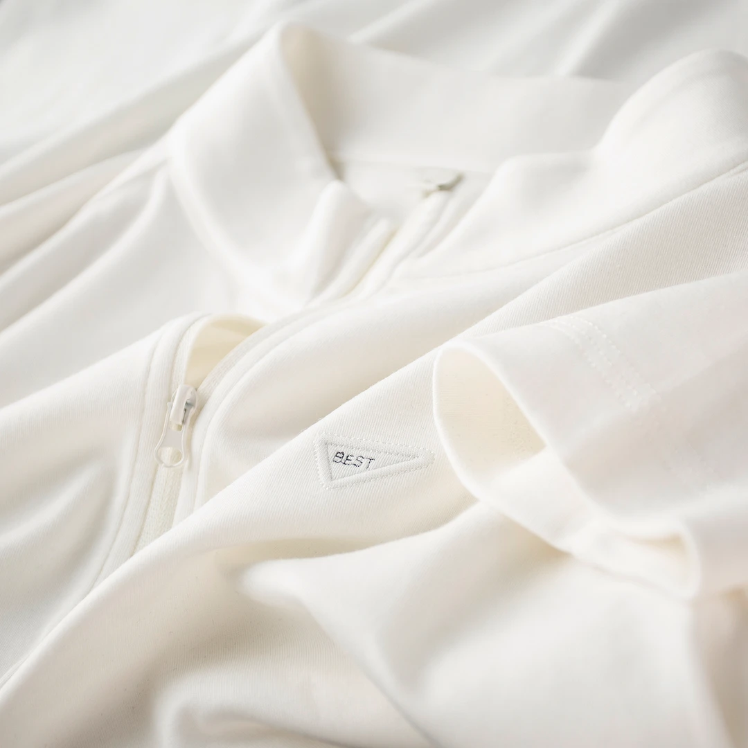 秋冬季薄款立领半拉链长袖t恤男高档个性刺绣图案高品质时尚外穿