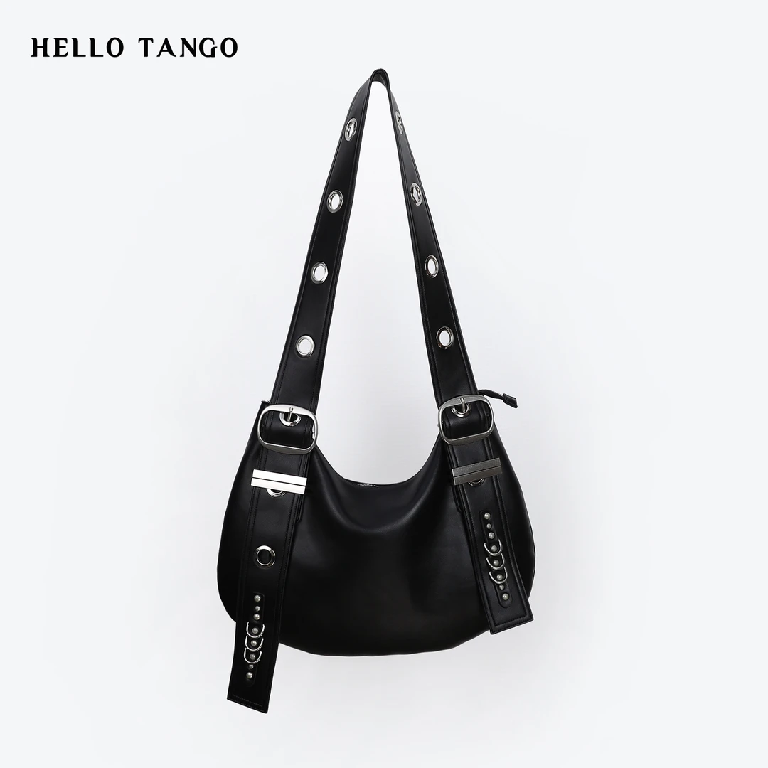 HELLOTANGO重磅限定暗黑系潮酷斜挎包