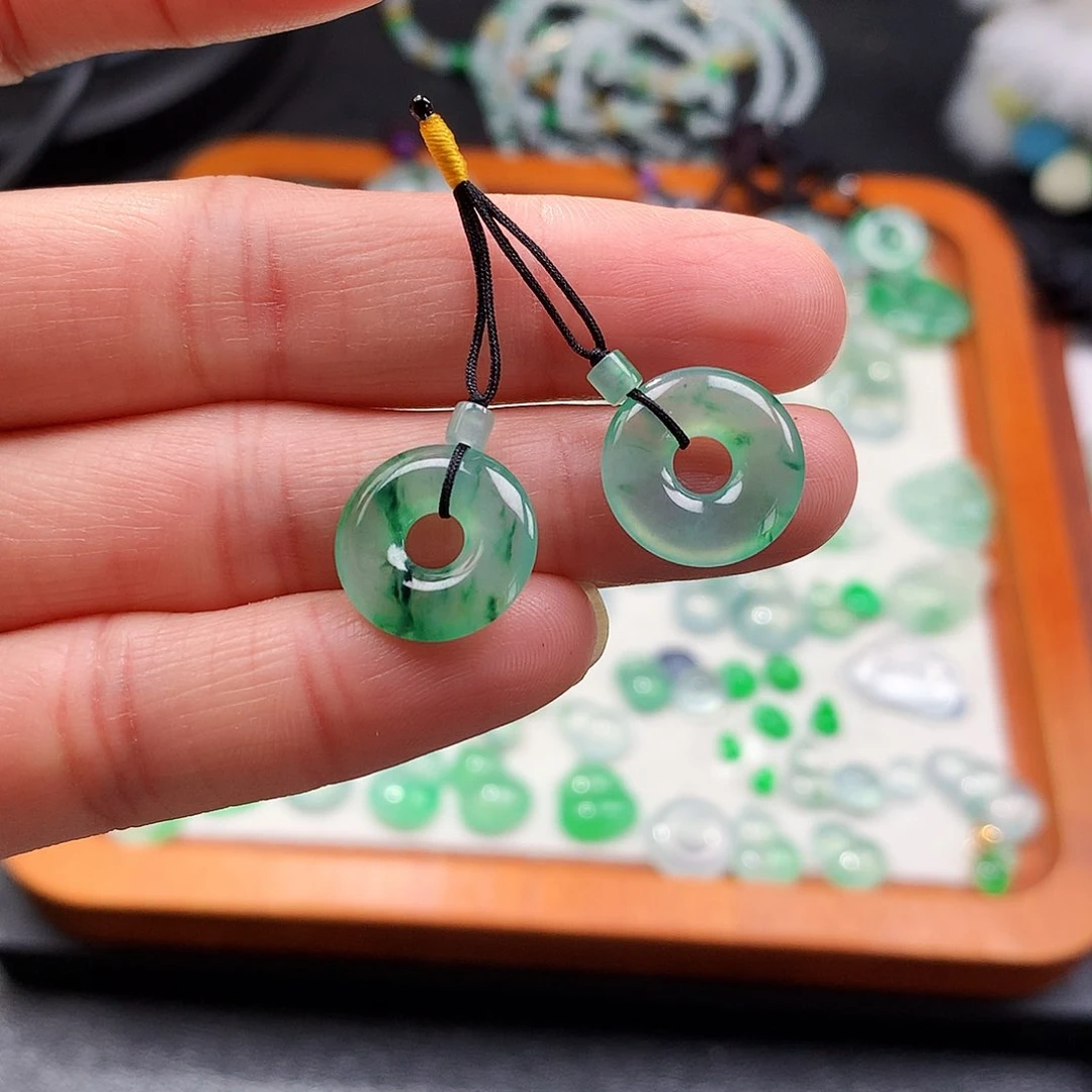 吊坠(不含链)未镶嵌翡翠甜甜圈