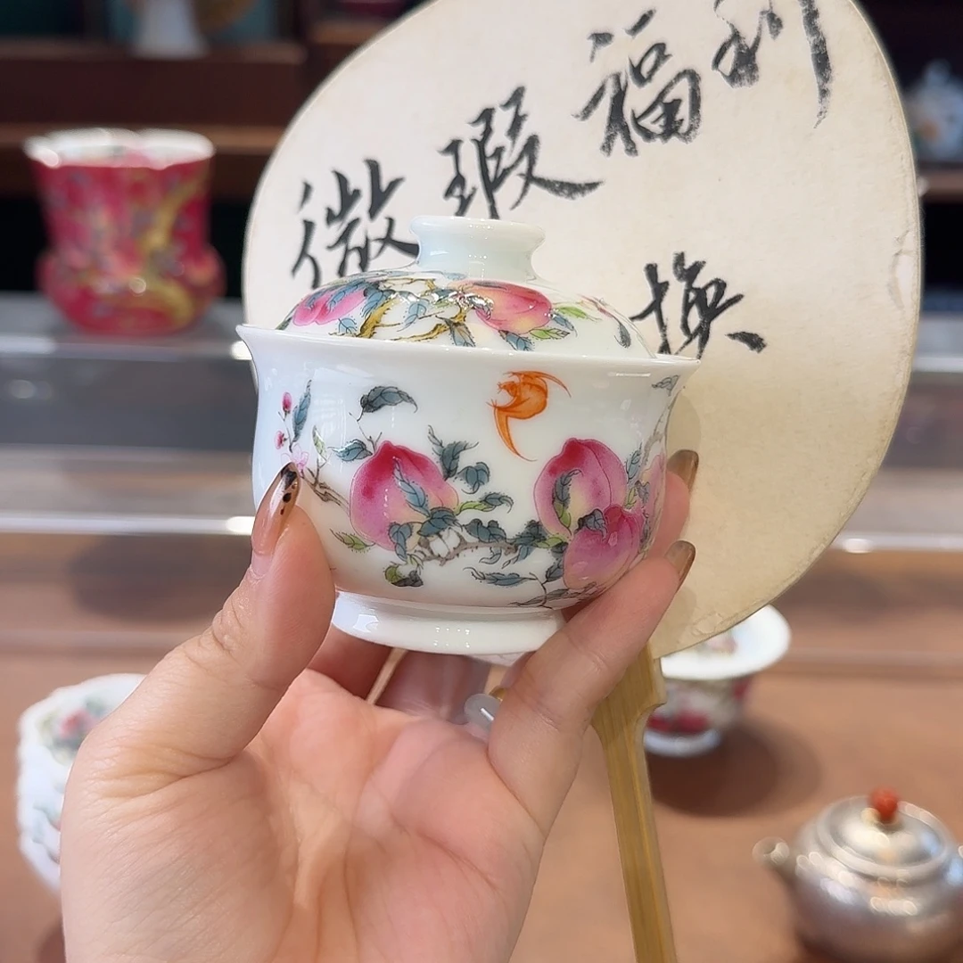 珐琅彩茶chajuchaju局茶具。