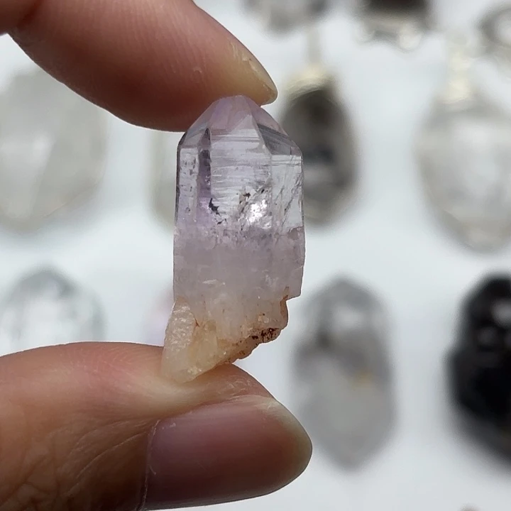 颈饰未镶嵌水晶冰雪紫闪26mm+