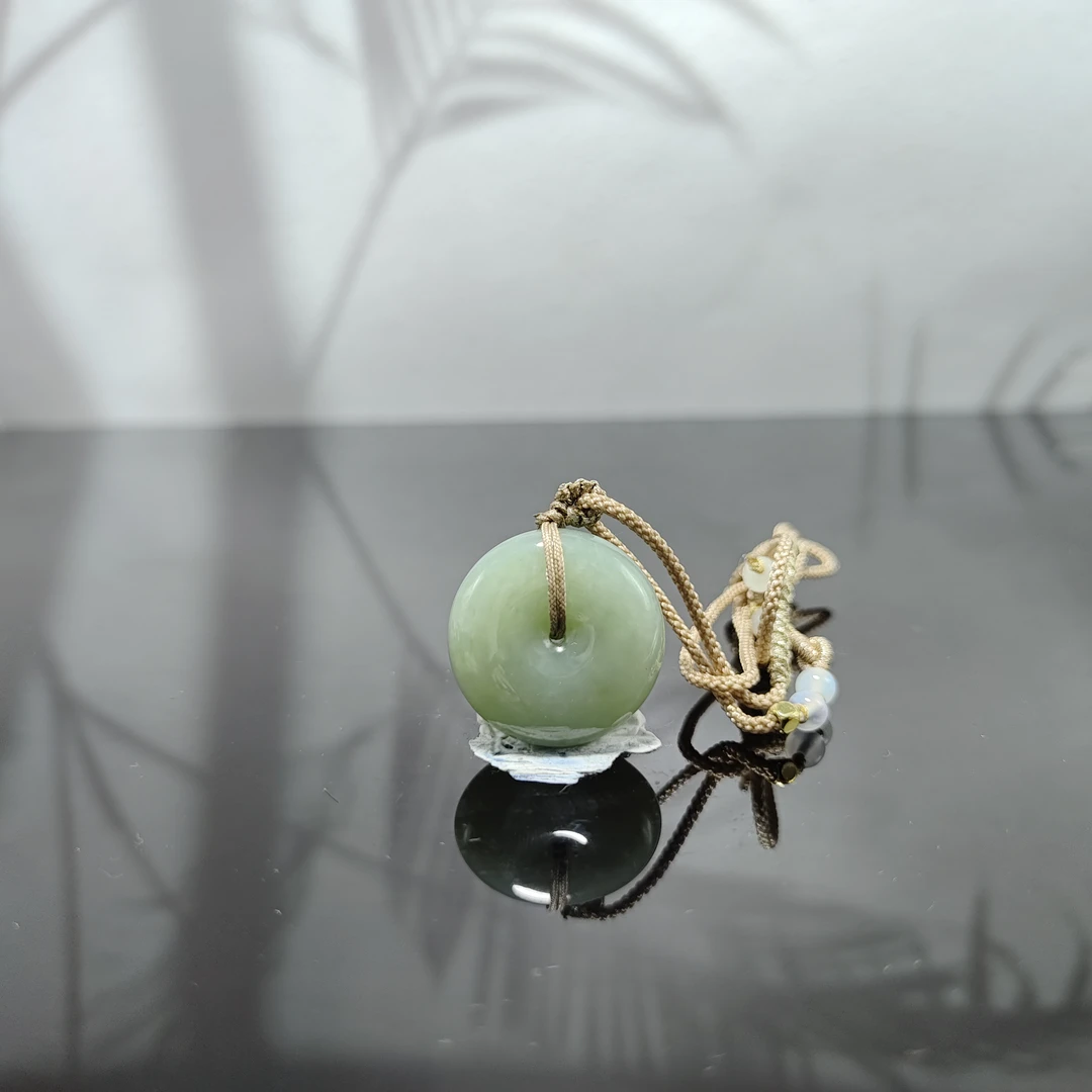 L和田玉平安扣吊坠0308