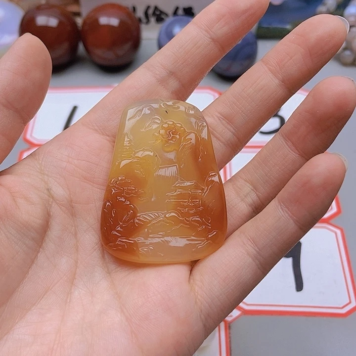 【闪购商品】玛瑙/玉髓未镶嵌珠宝半成品庆*