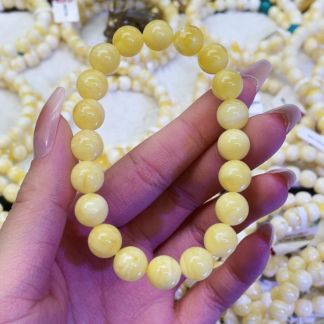 秋***凉手链蜜蜡未镶嵌10mmmmm