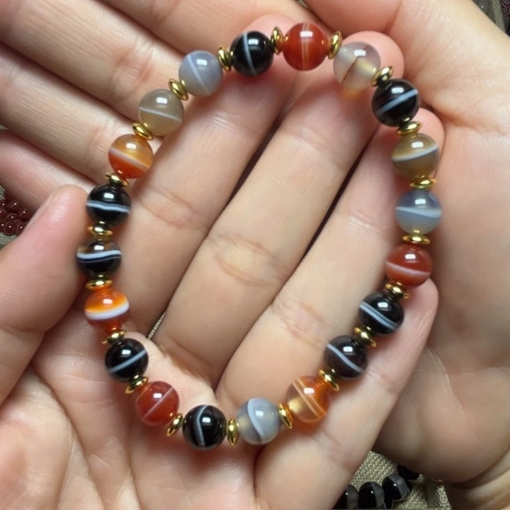 玛瑙/玉髓未镶嵌手链