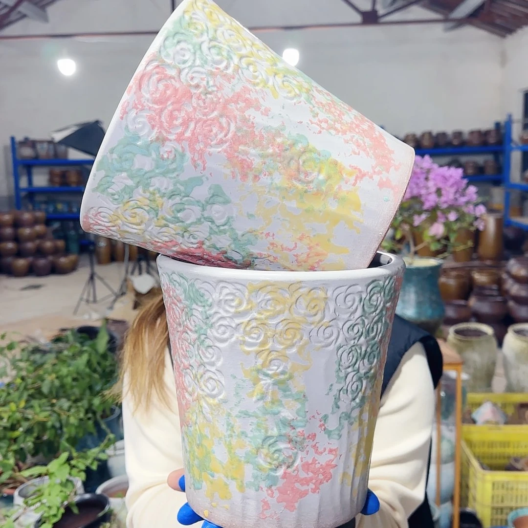 花盆紫砂高21口21