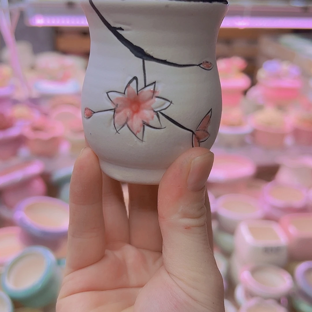 陶瓷花盆当场满12包邮