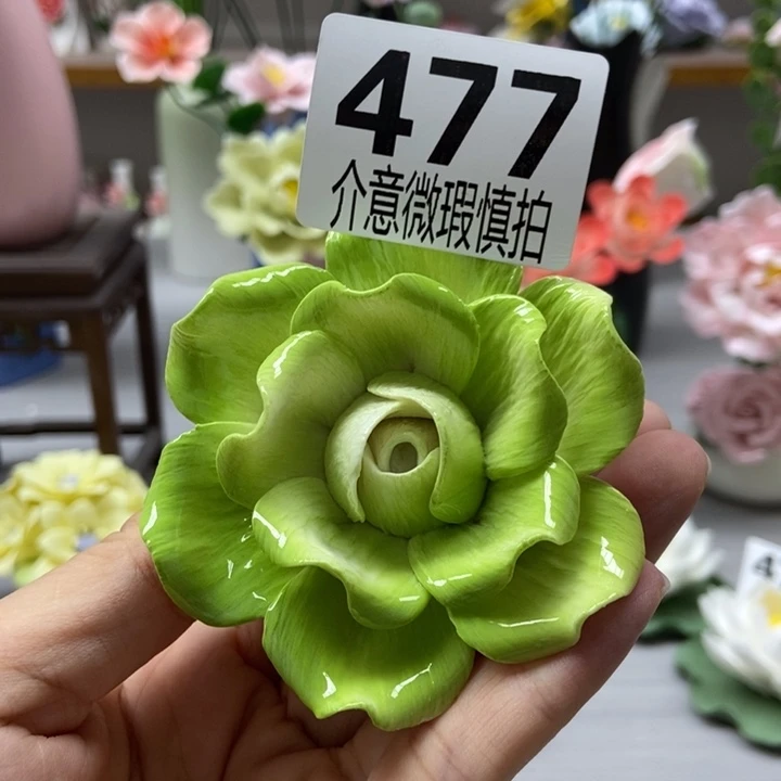 陶瓷手工制作陶瓷花