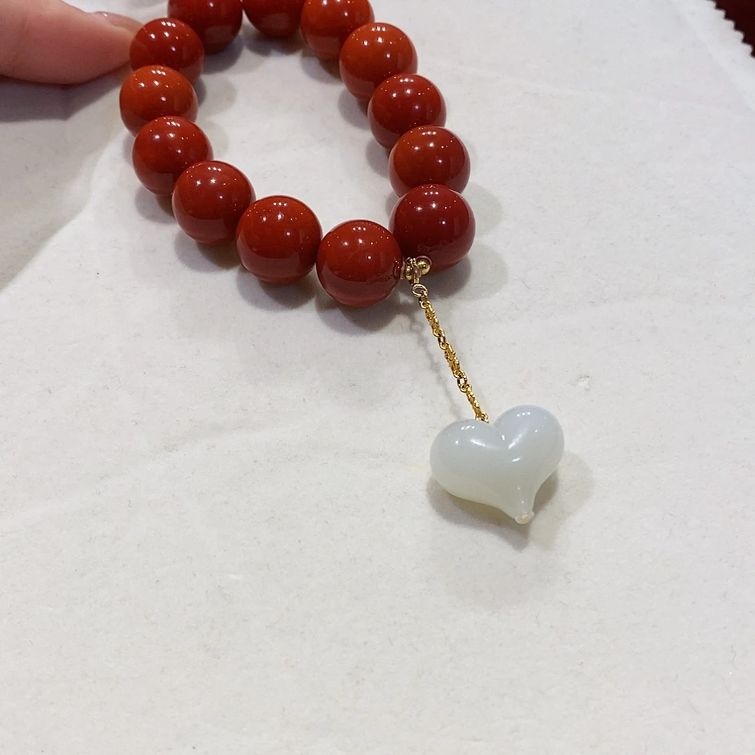 南红玛瑙未镶嵌手串