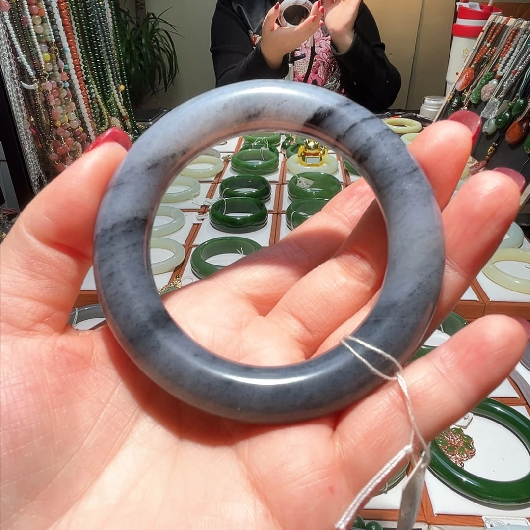 未镶嵌手镯和田玉57圈口