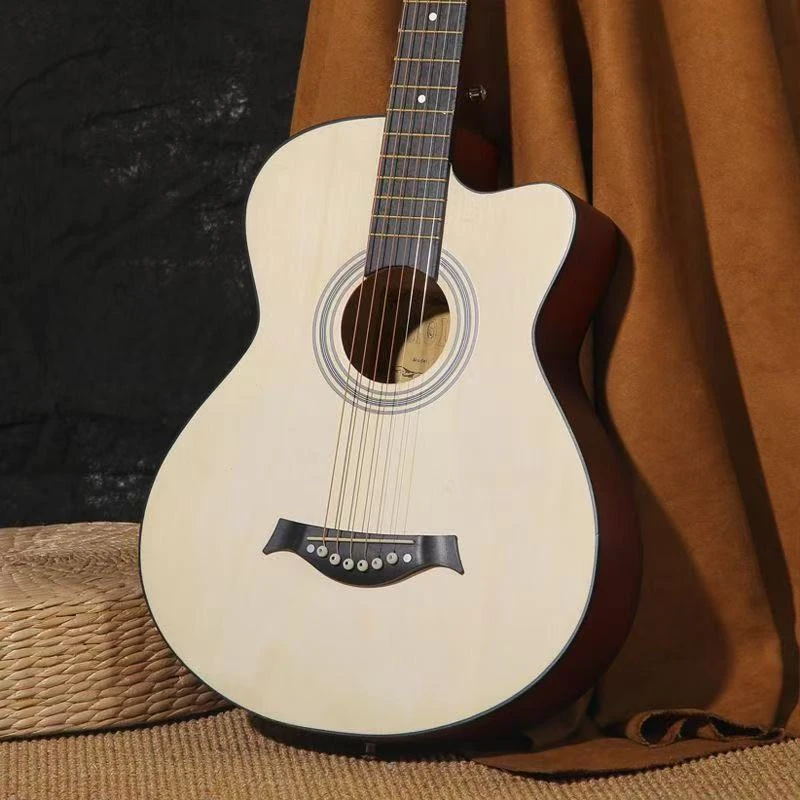 吉他初学者男女民谣41寸新手入门学生用自学吉它乐器成人