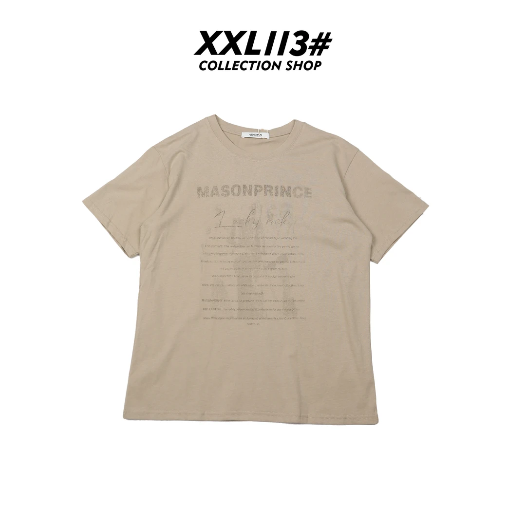 113* CENTRALIZED SHOP夏季短袖宽松印花T恤X5F02H6670